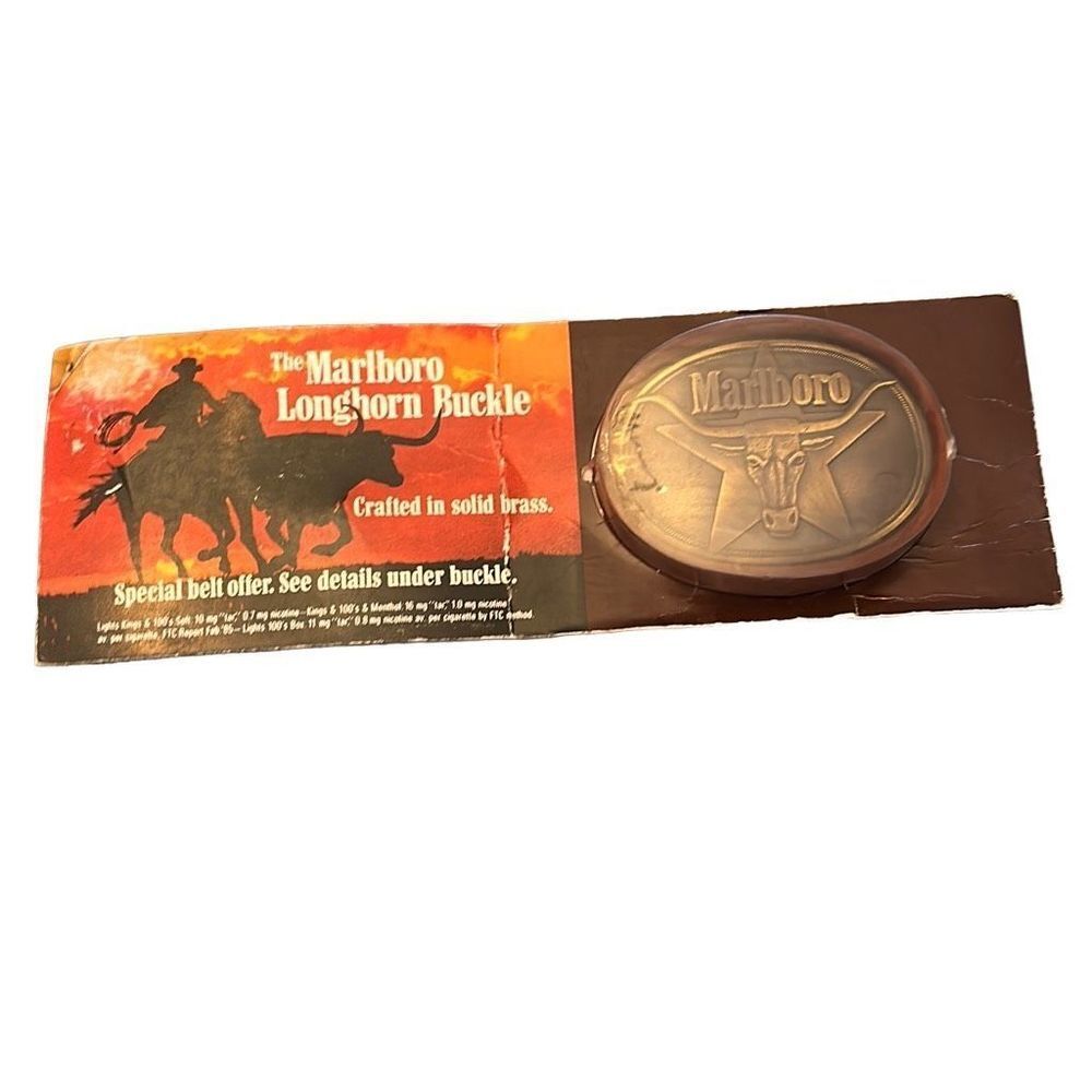 The Marlboro Longhorn Belt Buckle